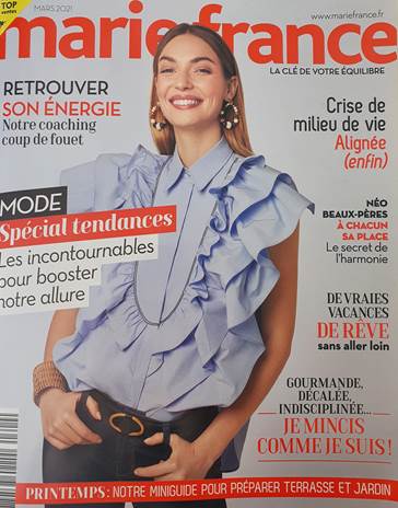 Couverture Mariefrance - Mars 2021