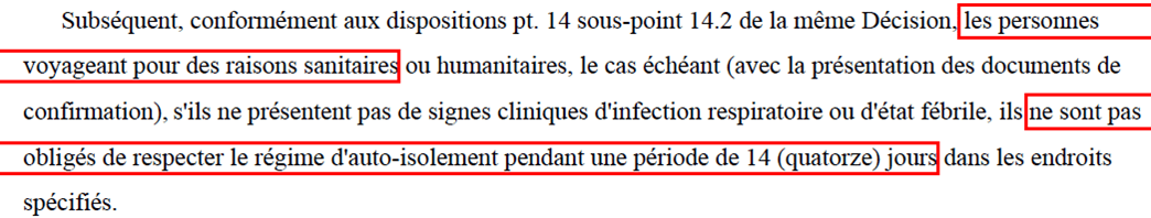Pas de quarantaine pour un soin dentaire en Moldavie