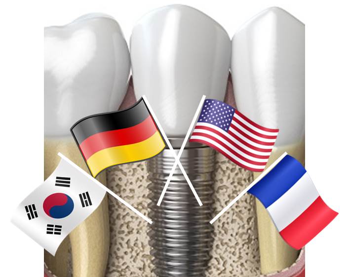Pays d'origine d'un implant
